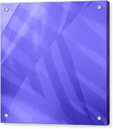 Abstract Art Tropical Blinds Ultraviolet Acrylic Print