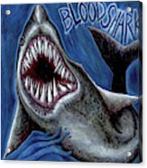 Blood Shark Acrylic Print