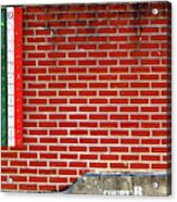 Bocce Ball Court Wall Little Italy Baltimore Acrylic Print