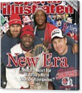 Boston Red Sox Johnny Damon, David Ortiz, Pedro Martinez Sports Illustrated Cover Acrylic Print