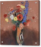 Bouquet De Fleurs Des Champs Dans Un Acrylic Print