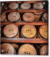 Bourbon Barrels In The Rick Acrylic Print