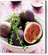 Bowl Of Figs Acrylic Print