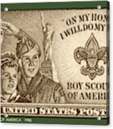 Boy Scouts 1950 Acrylic Print
