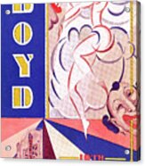 Boyd Theatre Playbill Cover Acrylic Print