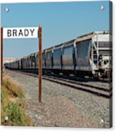 Brady Railroad Acrylic Print
