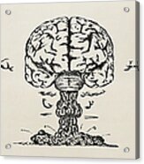 Brain Launch. Sketch Acrylic Print