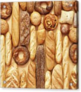 Bread Baking Rolls And Croissants Acrylic Print