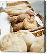 Breads For Sale On Table Acrylic Print