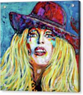 Brigitte Bardot Art Painting Acrylic Print