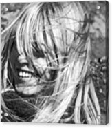 Brigitte Bardot In Scotland Acrylic Print