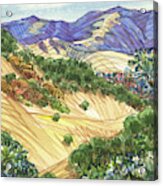 Briones From Mount Diablo Foothills Acrylic Print