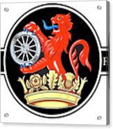 Ferrocarriles británicos Hurón & Dartboard Crest Pin Insignia