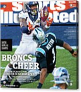 Broncs Cheer The Scary-good Denver D Dabsmacks The Sports Illustrated Cover Acrylic Print