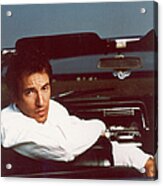 Bruce Springsteen In Convertible Acrylic Print