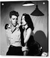 Burt Lancaster And Ava Gardner In The Killers -1946-. Acrylic Print