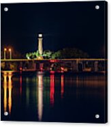 Burt Reynolds Tribute Photo Of Jupiter Florida Lighthouse Acrylic Print