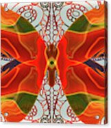 Butterfly Art - Circles And Spirals - Omaste Witkowski Acrylic Print