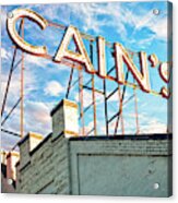 Cains Ballroom Music Hall - Downtown Tulsa Cityscape Acrylic Print