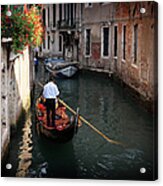 Canals Of Venice Acrylic Print