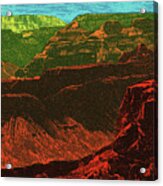 Canyon Scene Acrylic Print