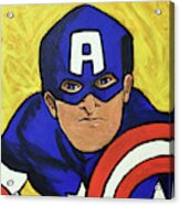 Captain America Acrylic Print