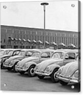 Car Park Of The Volkswagen Factories In Acrylic Print