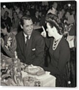 Cary Grant And Rosalind Russell Acrylic Print