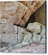Cave In A Cliff Acrylic Print