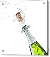 Champagne Bottle Acrylic Print