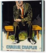 Charlie Chaplin In Behind The Screen -1916-. Acrylic Print