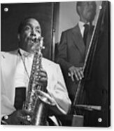 Charlie Parker Practicing Acrylic Print