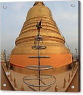 Chedi Golden Mountain Wat Saket Bangkok Acrylic Print