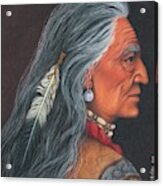 Cherokee Willie Acrylic Print