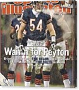 Chicago Bears Brian Urlacher, 2007 Nfc Championship Sports Illustrated Cover Acrylic Print