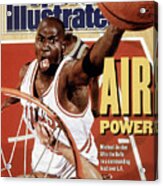 Chicago Bulls Michael Jordan, 1991 Nba Finals Sports Illustrated Cover Acrylic Print