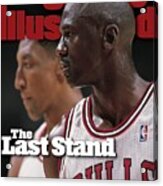 Chicago Bulls Michael Jordan And Scottie Pippen, 1998 Nba Sports Illustrated Cover Acrylic Print