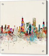 Chicago Ilinois Skyline Acrylic Print