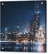 Chicago Panorama - 14 Acrylic Print