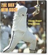 Chicago White Sox Greg Luzinski... Sports Illustrated Cover Acrylic Print