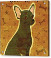 Chihuahua (black) Acrylic Print