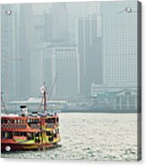 China, Hong Kong, Kowloon, Star Ferry Acrylic Print