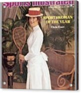 Chris Evert, 1976 Sportswoman Of The Year Sports Illustrated Cover Acrylic Print