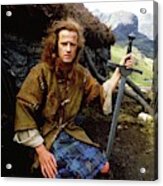 Christopher Lambert In Highlander -1986-. Acrylic Print
