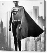 Christopher Reeve As Superman Acrylic Print