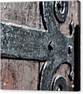 Church Door Decor Acrylic Print