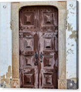 Church Door Of Obidos Acrylic Print