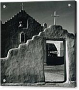 Church, Taos Pueblo, New Mexico, 1941 Acrylic Print