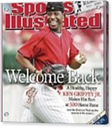 Cincinnati Reds Ken Griffey Jr... Sports Illustrated Cover Acrylic Print