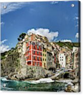 Cinque Terre - View Of Riomaggiore Acrylic Print